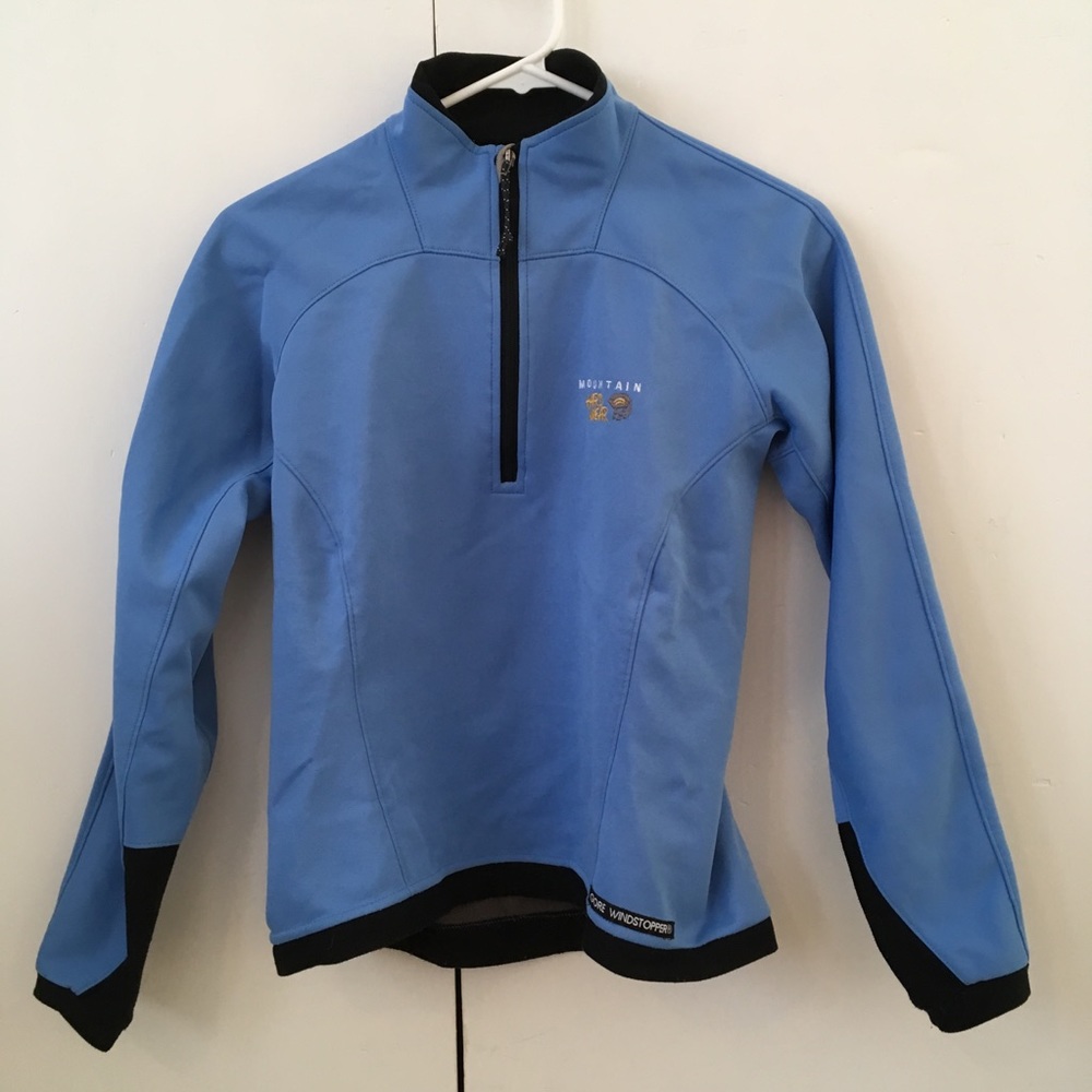 Periwinkle soft shell with Gore Windstopper